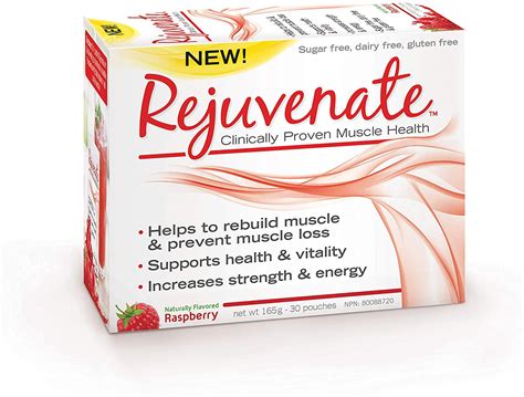Rejuvenate Clinically Proven For Muscle Health Raspberry Flavor