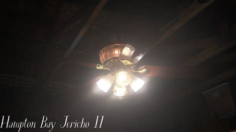 Hampton Bay Jericho Ii Ceiling Fan Youtube