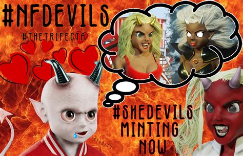 She Devils By Nfdevils On Twitter 😍 1000 Shedevils Are Out Of The Minter 🧐 Still No 1 1 S To