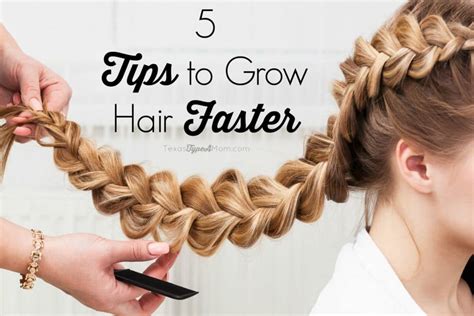 Scalding hot water or harsh shampoos can stress the growing follicles and cause them to not grow optimally. 5 Tips to Grow Hair Faster