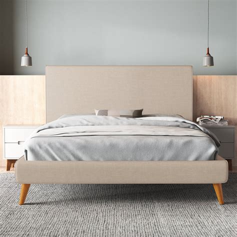 Williams Tufted Upholstered Low Profile Platform Bed Best Bed Frames Popsugar Home Uk Photo 14