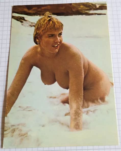 ALTE AK EROTIK Hübsche Frau nackt nude woman Vintage PIN UP Model