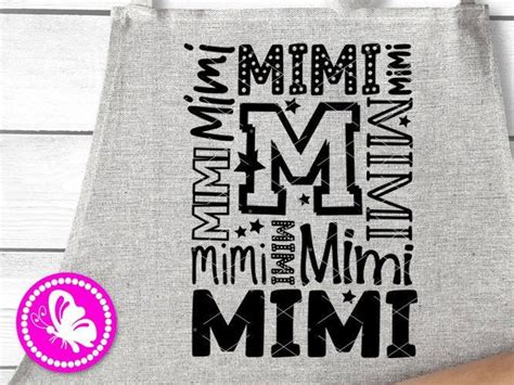 Mimi Svg Mimi Shirt Svg Files For Cricut Design From Etsy