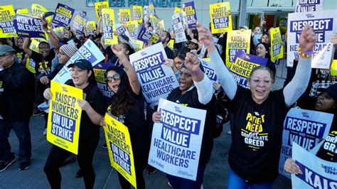 More Than 75000 Health Care Workers Begin Strike At Kaiser Permanente