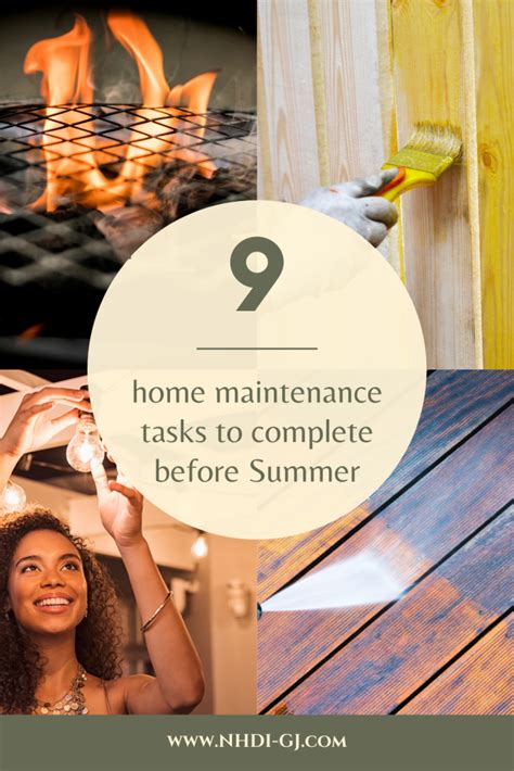 9 Home Maintenance Tasks To Complete Before Summer Nhdi