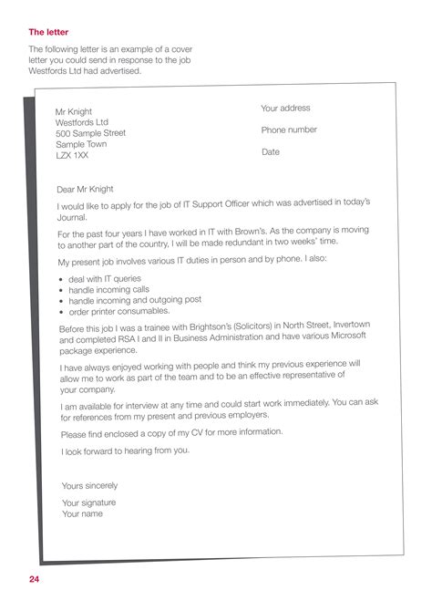 job application letter examples  examples