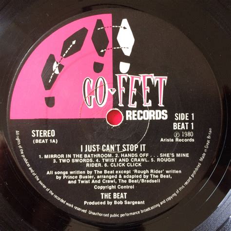 The Beat I Just Cant Stop It 1980 Vinyl Discogs