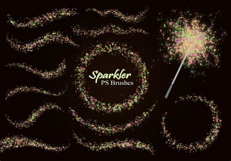 20 Sparkler Ps Brushes Abr Vol15 Free Photoshop Brushes At Brusheezy