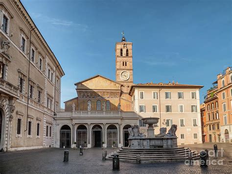 Santa Maria In Trastevere Basilica Rome Italy Photograph By Frank Bach