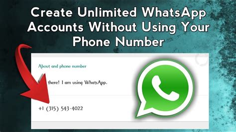 Read this to find out how to use whatsapp without a phone number! How To Create Unlimited WhatsApp Accounts Without Phone ...
