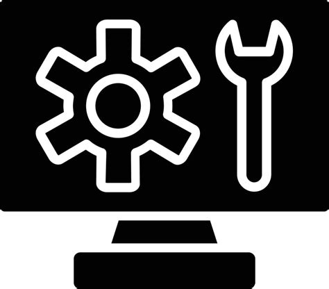 Technical Support Glyph Icon 9679843 Vector Art At Vecteezy