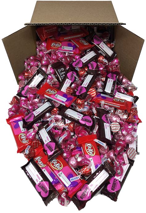 Buy Valentines Day Candy Bulk 5 Lb Box Individually Wrapped Valentines Chocolate Candy Heart