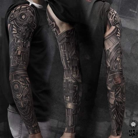 Update More Than Cyborg Biomechanical Tattoo Drawing In Cdgdbentre