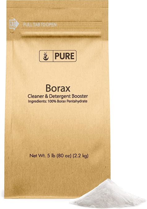 Buy Pure Original Ingredients Borax 5 Lb Sodium Borate Multipurpose