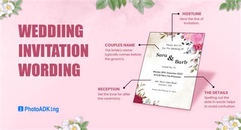 Wedding Invitation Wording Ideas And Examples