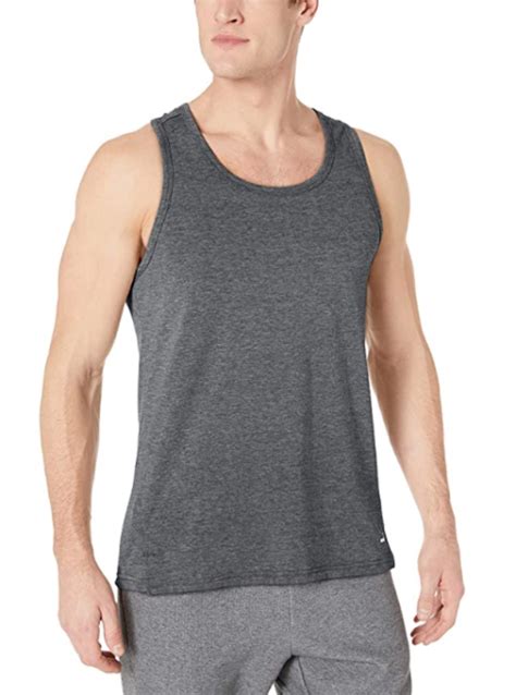 Essentials Men S Performance Cotton Tank Top Shirt Gym Muscle Sz L