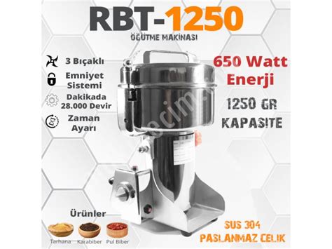 Tarhana ÖĞÜTME MAKİNASI 1.250 GR (TEŞHİR VE İTHAL ÜRÜN) Satılık Sıfır