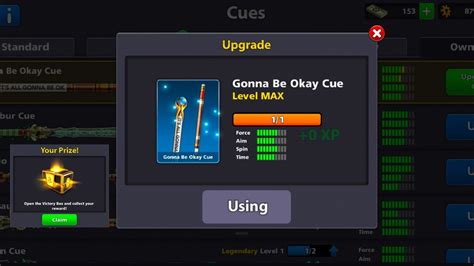 This article is a list of all of the cues which that are or were once available in 8 ball pool. 8 Ball Pool | Gonna Be Okay Cue Level Max | Fantasy Season ...
