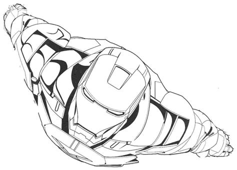 Iron Man Flying Coloring Pages At Getdrawings Free Download