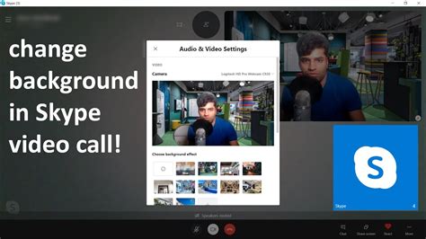 How To Change Background In Skype Video Call Youtube