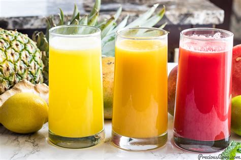 They are readily available over the counter, or you can prepare them at home. 3 HEALTHY JUICE RECIPES (VIDEO) | Precious Core