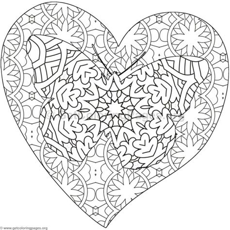 There will be smears of reds and greens, blacks. Butterfly and Heart Coloring Pages #8 - GetColoringPages.org