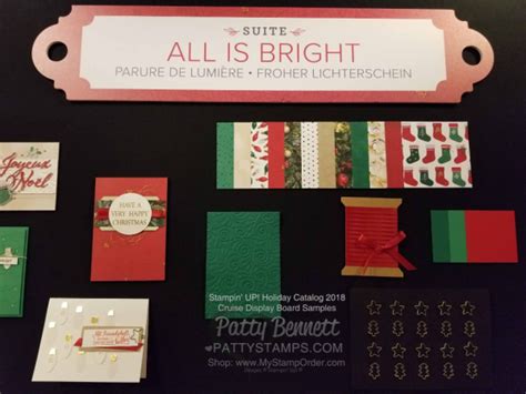 Stampin Up! Holiday Catalog 2018 preview All is Bright Christmas ...
