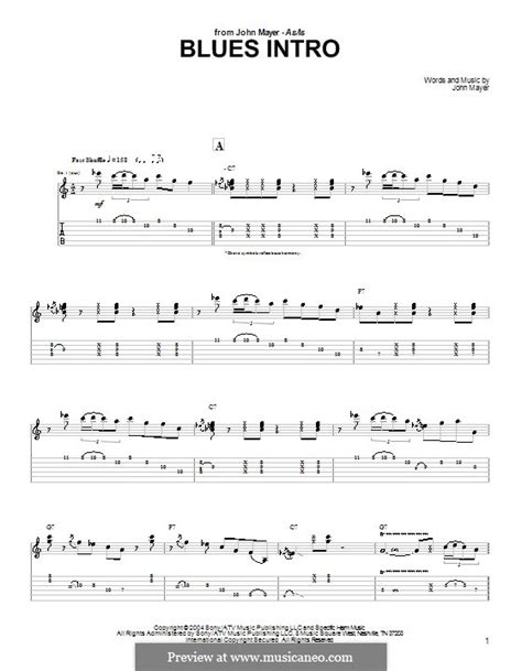 Blues Intro por J Mayer Partituras on músicaNeo