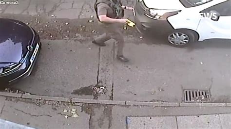Cctv Shows Moment Nottingham Suspect Is Tasered One News Page Video