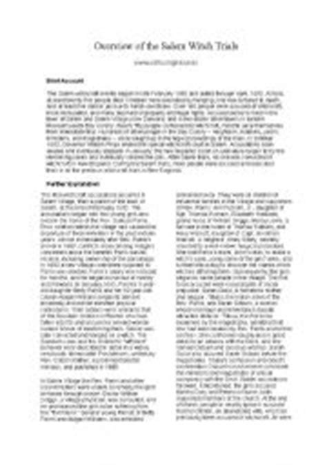 Matteson, whose paintings are known for their historical witch hunt all three women were brought before the local magistrates and interrogated for several. 34 Salem Witch Trials Video Worksheet - Worksheet Resource Plans