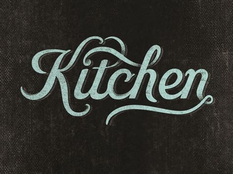 Kitchen Logo | Kitchen logo, Lettering design, Typography inspiration