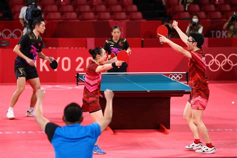 Japan Stuns China To Win Historic Olympic Table Tennis Gold Inquirer Sports