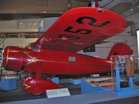 Red Lockheed Vega 5b Flown By Amelia Earhart In Breaking Two World