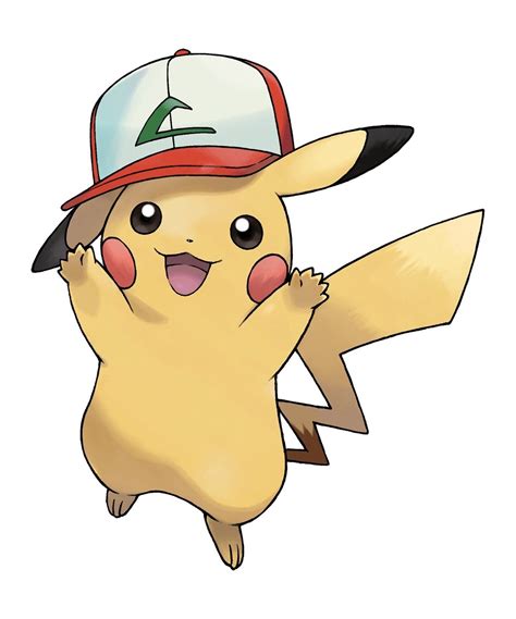 Welcome — High Quality Official Artwork Of Movie Cap Pikachu