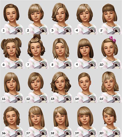 Kids Hair Dump Sims 4 Sims 4 Cc Finds