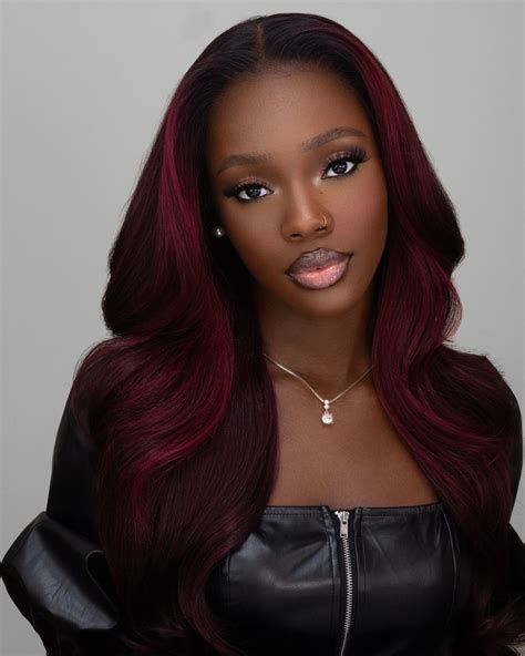 CHERRY RED HAIR Hair Color For Dark Skin Deep Red Hair Red Hair On