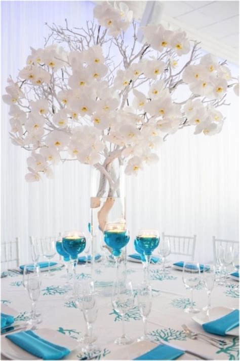Lovely White Orchid Centerpiece