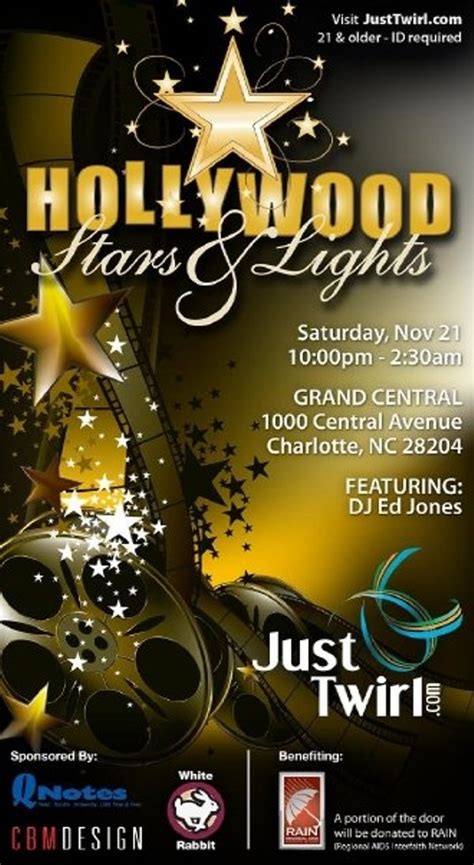 For a hollywood themed table, you can deck cupcake stands wrapped in golden or silver hues. JustTwirl.com presents a Hollywood-themed dance party ...