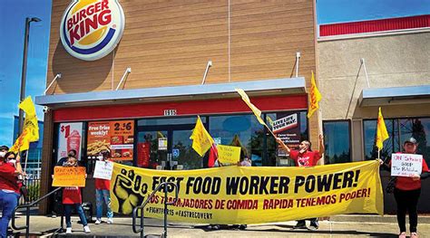 Fast Food Workers Strike For More Protections Sacramento Valley Union