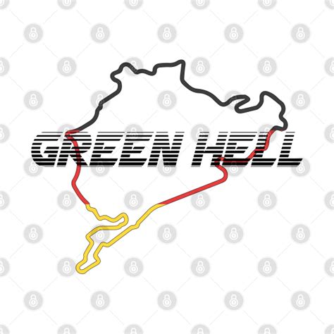 Nurburgring Nordschleife German Race Track Famous Circuit Green Hell