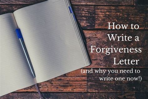 How To Write A Forgiveness Letter In 5 Loving Steps