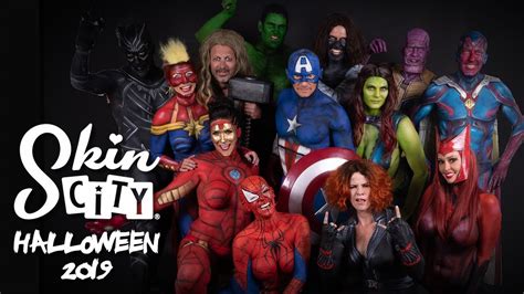 Las Vegas Halloween Extravaganza Body Paint Costumes By Skin City 2019