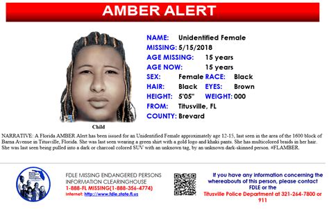 Amber Alert Issued For Possibly Abducted Teenage Girl In Central