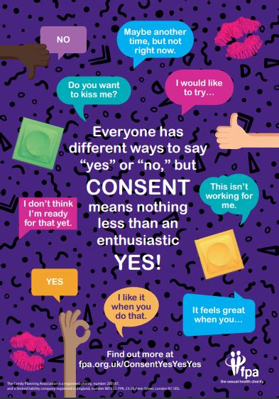 Sexual Health Week Explaining Consent To Young People Girls Friendly
