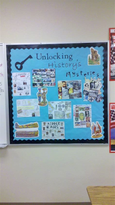 Start by choosing a background or upload your own image. World History bulletin board | World history classroom ...