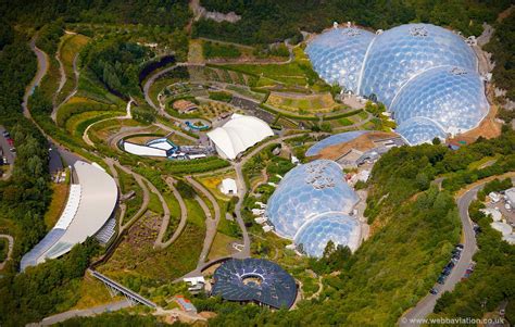 Eden Project Cornwall Aerial Photograph Aerial Photographs Of Great