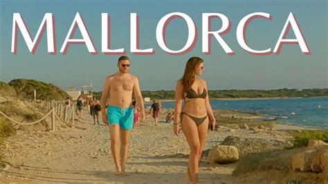 Beach Walk Platja Des Trenc Mallorca Majorca Spain K Edited Youtube