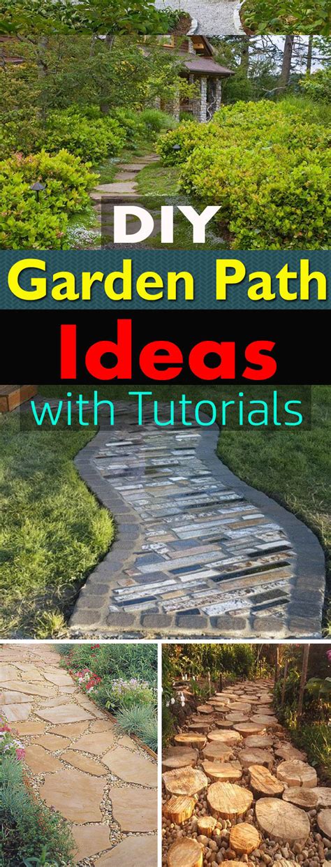 Contribute cool finds, finished projects, planting tips, ideas and support. 19 DIY Garden Path Ideas With Tutorials | Balcony Garden Web
