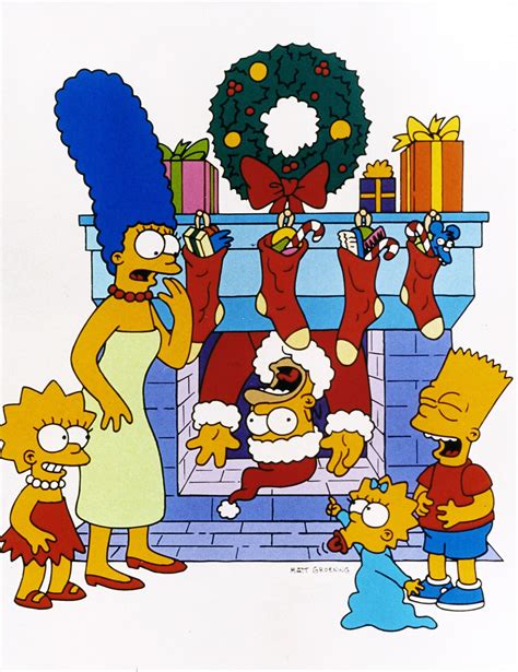 Christmas With Simpsons Christmas Cartoons The Simpsons Hello Kitty