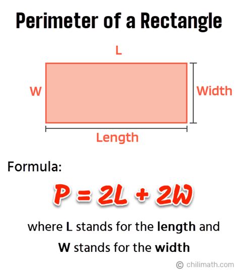 Perimeter Of A Rectangle Word Problems Chilimath